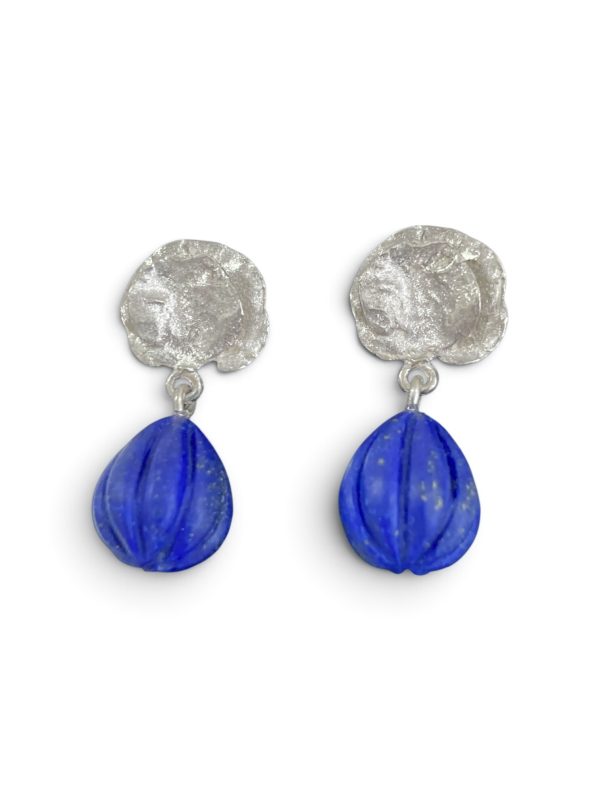 Uhani lapis lazuli
